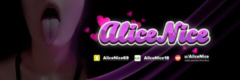 Header of alicenice