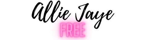 Header of alliejaye.free