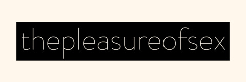 Header of thepleasureofsex